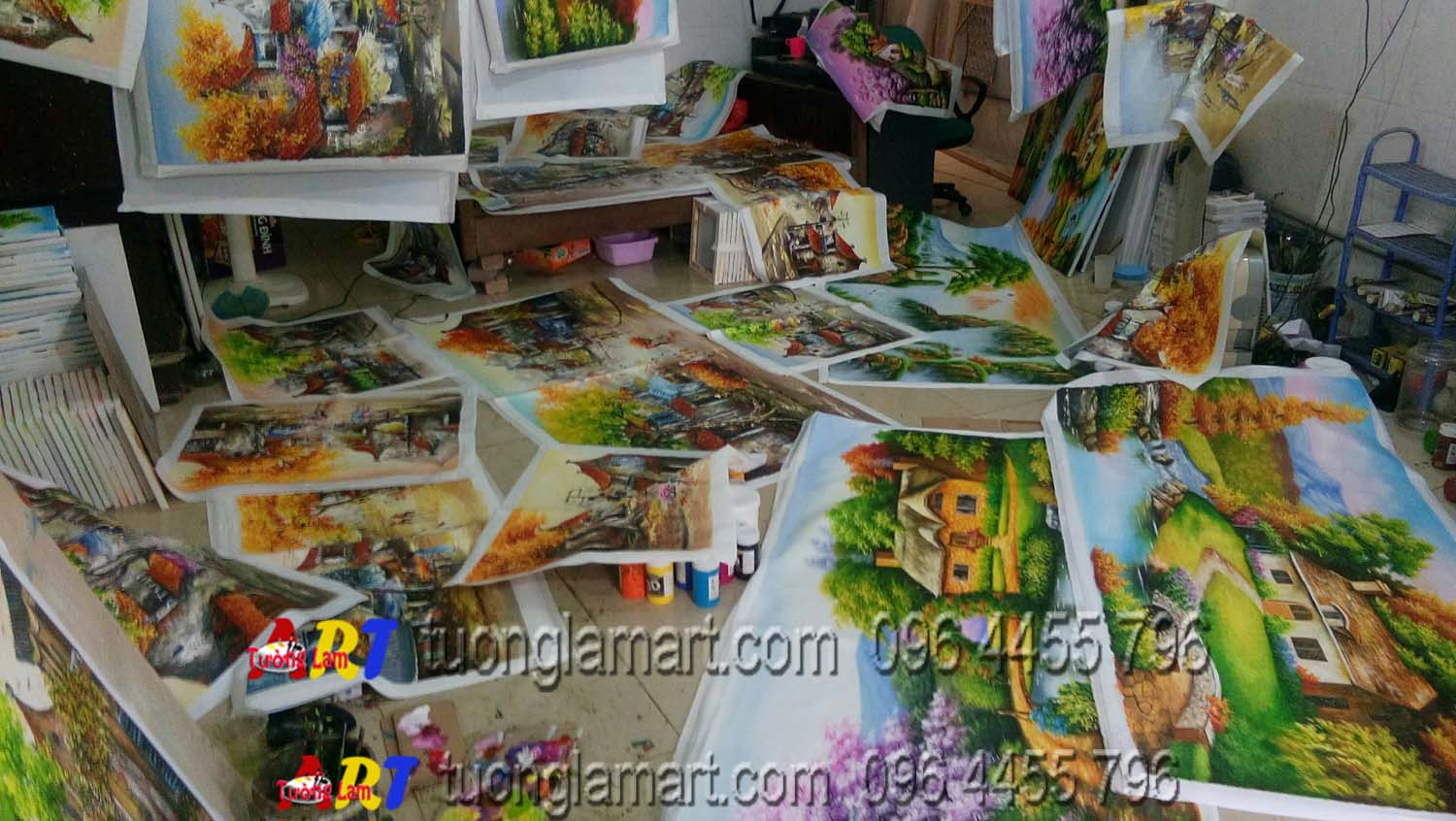 tranh sơn dầu