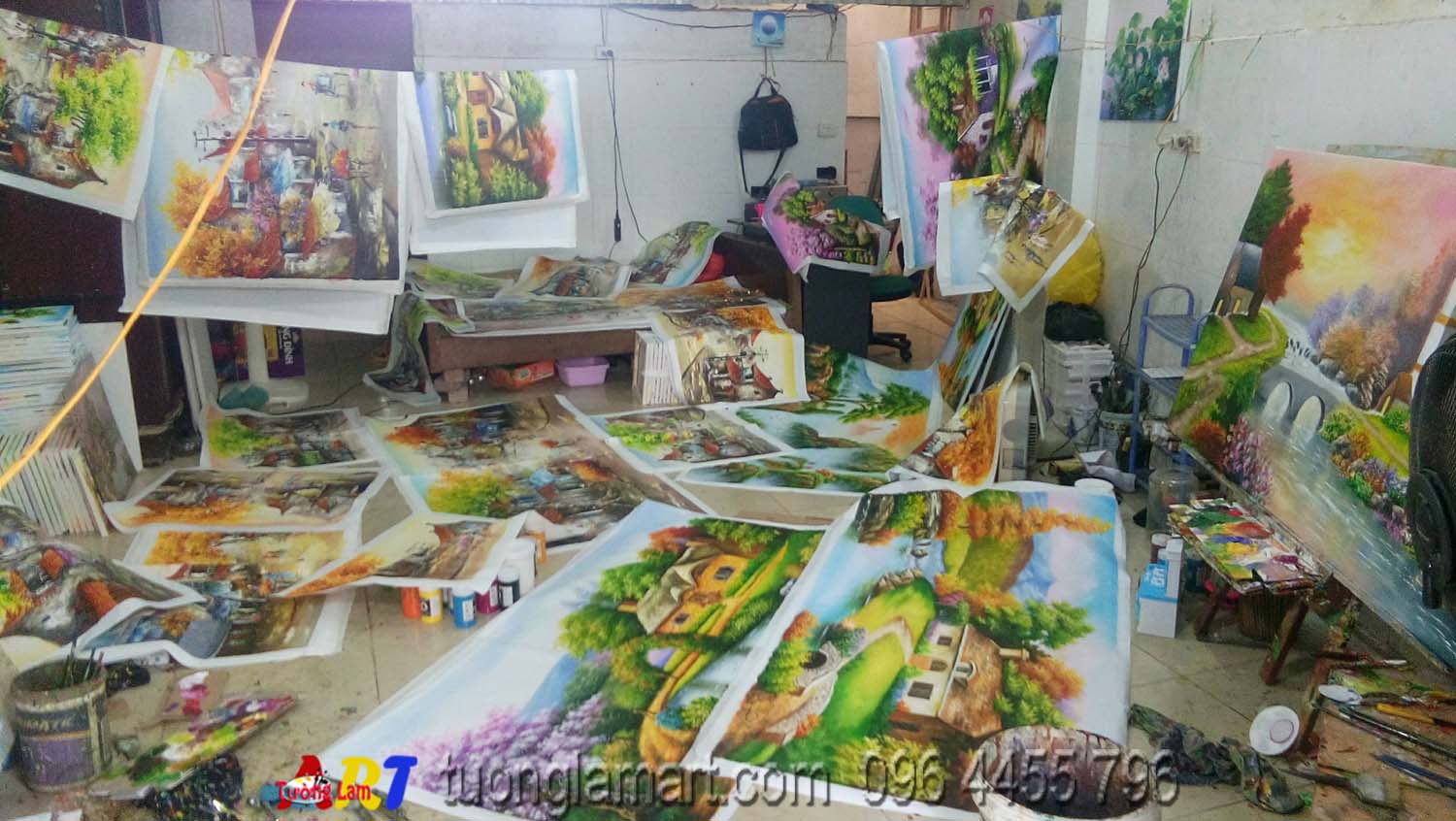tranh sơn dầu
