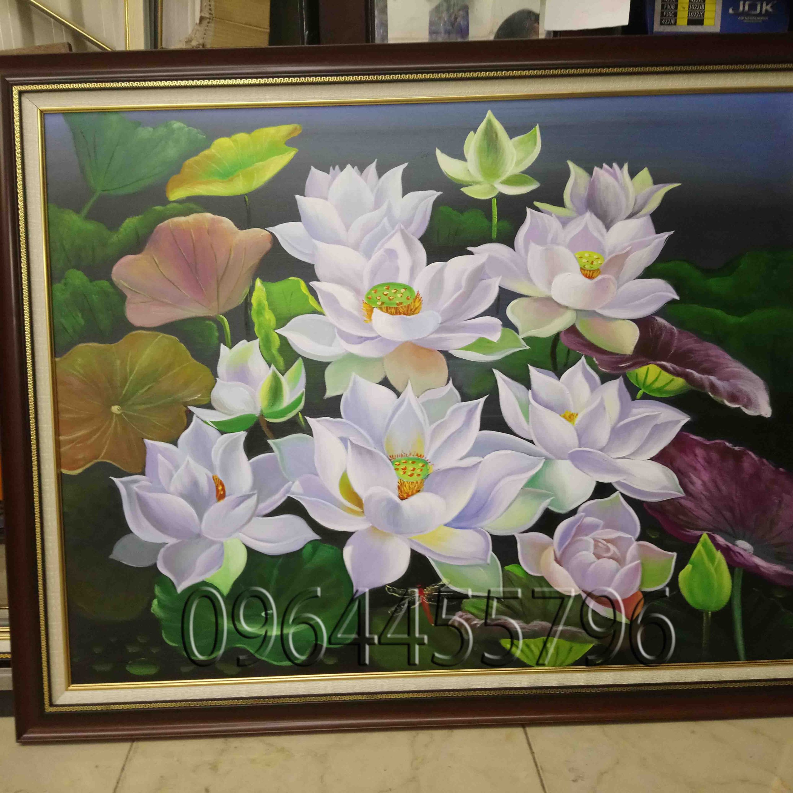 tranh hoa sen