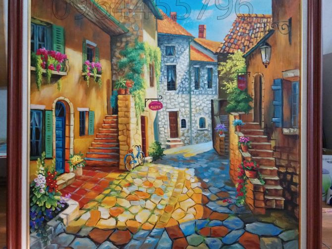 tranh treo tường phòng khách tại hà nội