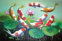 tranh cá cửu ngư quần hội mã 01