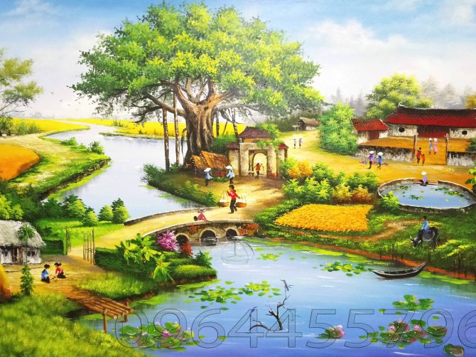 tranh đồng quê mã 111