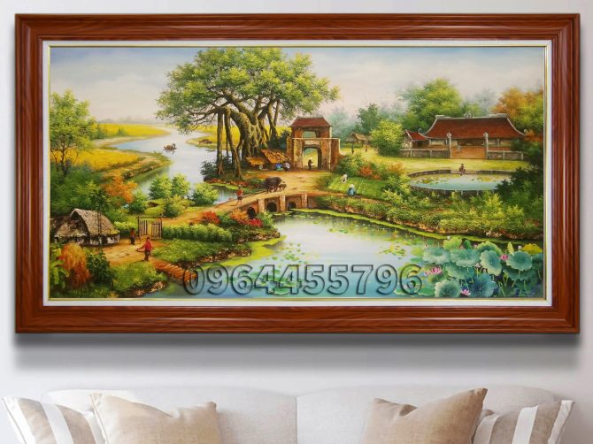 tranh phong cảnh đồng quê việt nam 07