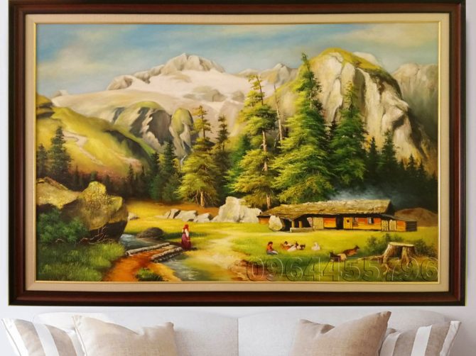 tranh phong cảnh châu âu mã 15