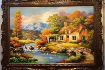 tranh phong cảnh châu âu tranh sơn dầu cao cấp mã CA01