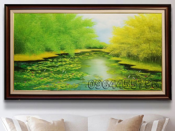 tranh phong cảnh đồng quê hiện đại