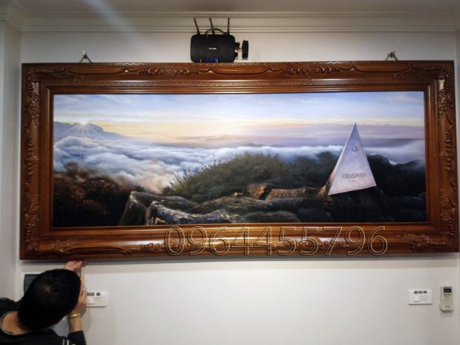 tranh treo tường hà nội cảnh phanxipan