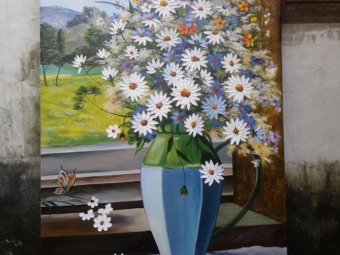 tranh treo tường phòng khách 3d