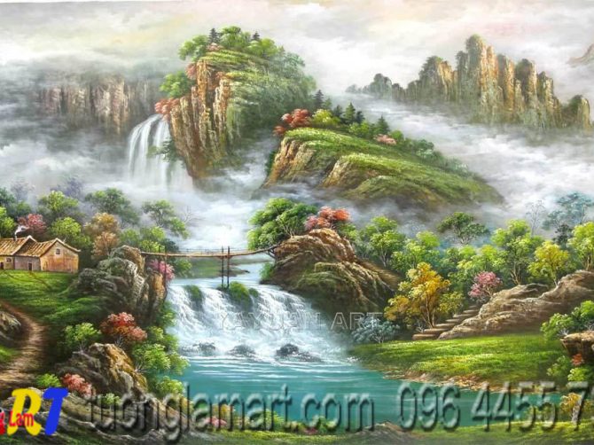 vẽ tranh sơn thủy