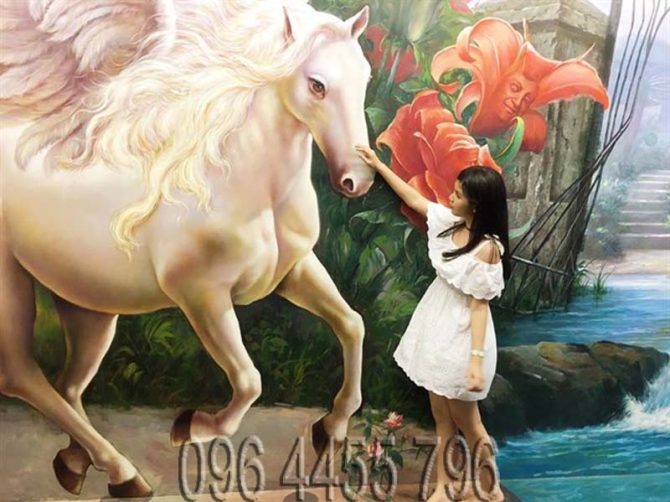 vẽ tranh tường 3d mã 3d12