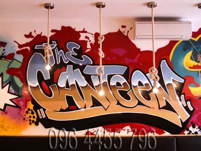 vẽ tranh tường nhà hàng quán ăn cafe-18