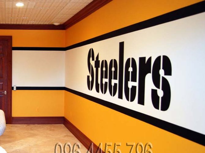 vẽ tranh tường phòng gym mã 10