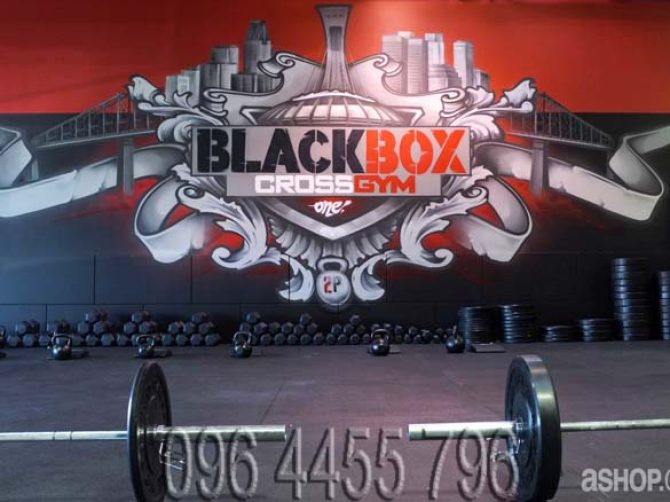 vẽ tranh tường phòng gym mã 05