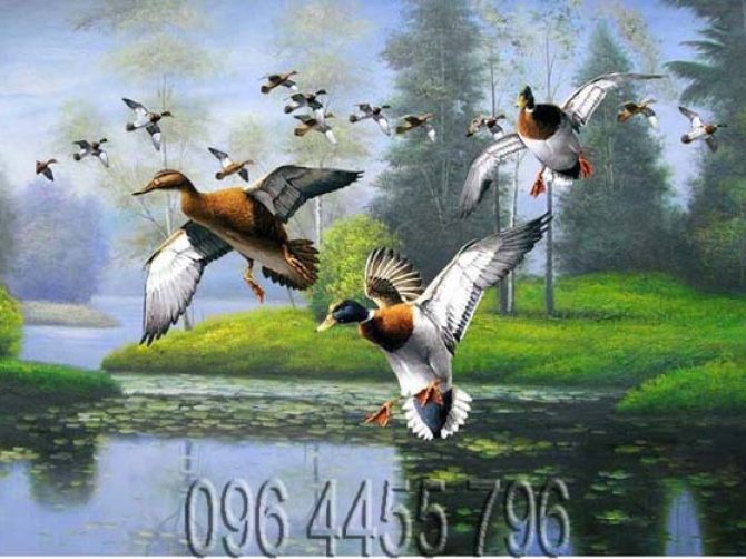 vẽ tranh tường phòng ngủ mã02